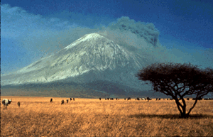 Oldoinyo Lengai gif
